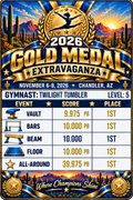 2026 Gold Medal Extravagaza Meet Magnet