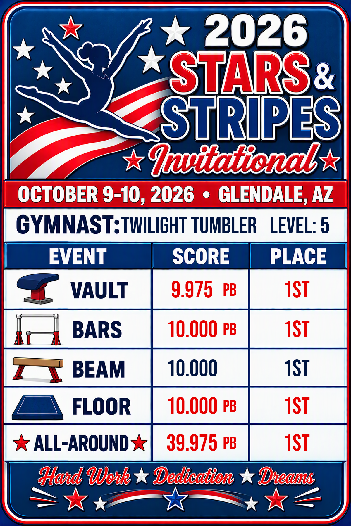 2026 Stars and Stripes Meet Magnet